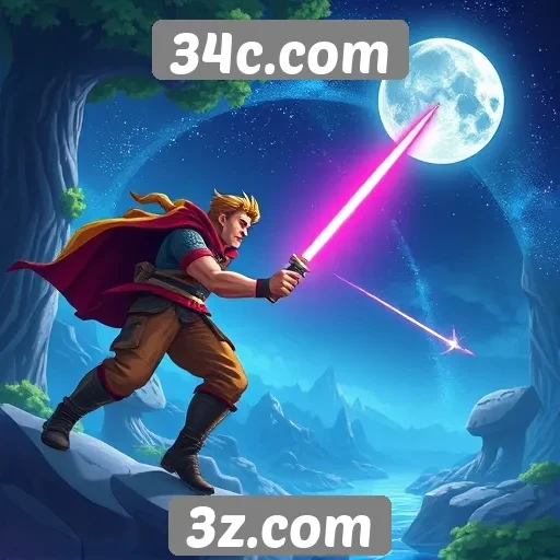 Exploração do catálogo de jogos disponíveis no 34c.com