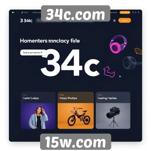 Plataforma 34c.com se destaca pela experiência do usuário
